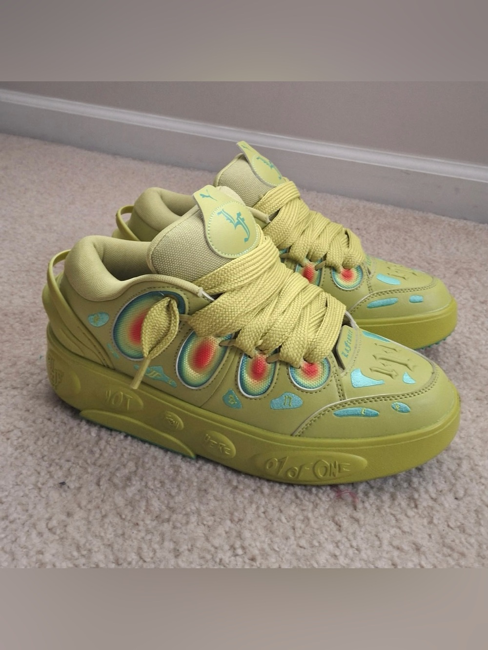 Puma LaFrance green sneakers